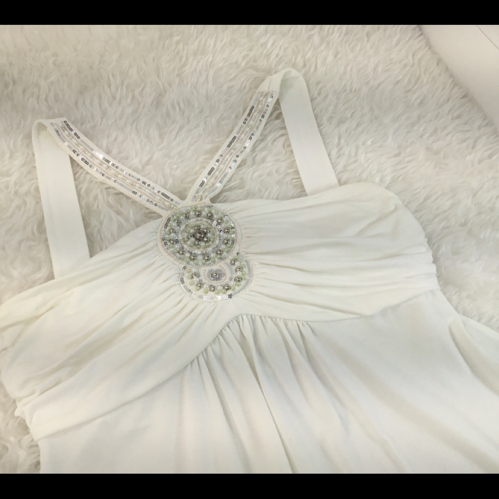 WHBM HALTER TOP SEQUINS SPARKLE AND BEADS S - Picture 8 of 8
